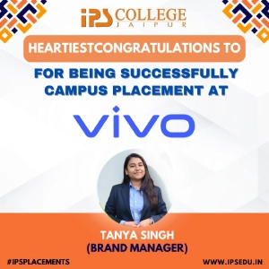 Tanya Singh Secures Campus Placement at Vivo as Brand Manager