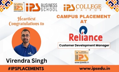 Virendra Singh Secures Campus Placement at Reliance as Customer Development Manager